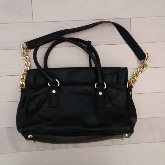 Michael Kors Women's Hamilton North South Tote Black - Picture 2 of 7